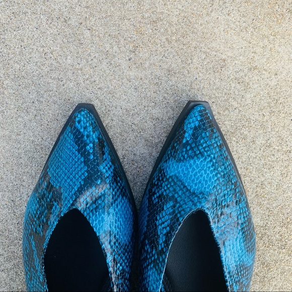 NWOT ASOS Design  snakeskin ballet flats s9 (UK7) - Picture 10 of 11